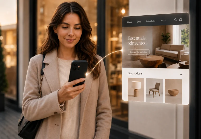 Wallet push notification driving traffic to the website