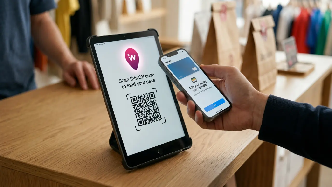 Mobile wallet compatible with iPhone, Samsung and Google Pixel - no app to download