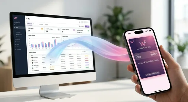 Synchronisation entre votre CRM et un pass Wallet sur iPhone